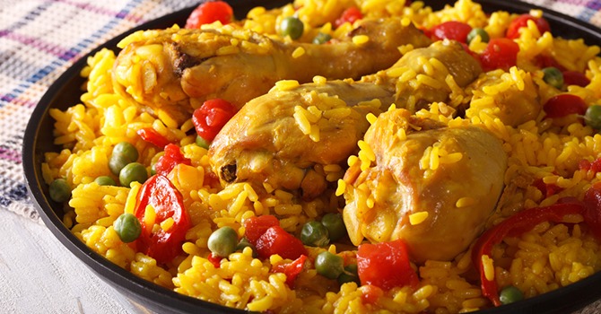 Paella met Kip en Arganolie, Gezond Recept!
